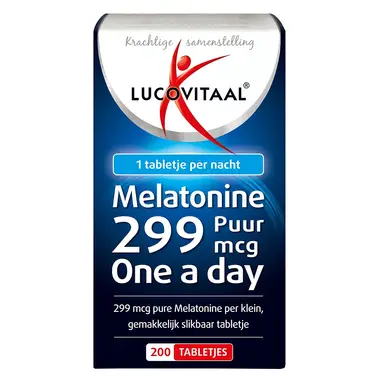 Lucovitaal Melatonine 299 mcg 200 tabletten