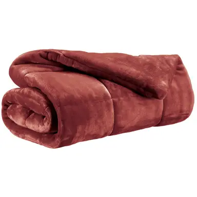 VIVARAISE Plaid Betender géranium - 130 x 180 cm