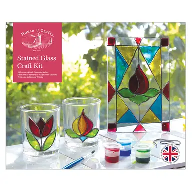House of Crafts Stained Glass Painting Kit