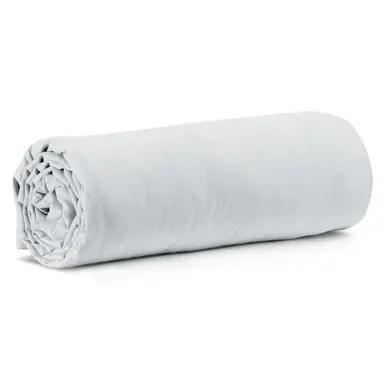 VIVARAISE Drap housse Calita bonnet blanc - 140 x 190 x 30 cm