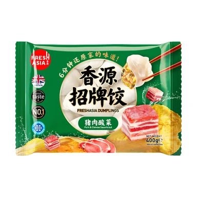 FRESHASIA Raviolis aux choux chinois et porc - 400 g