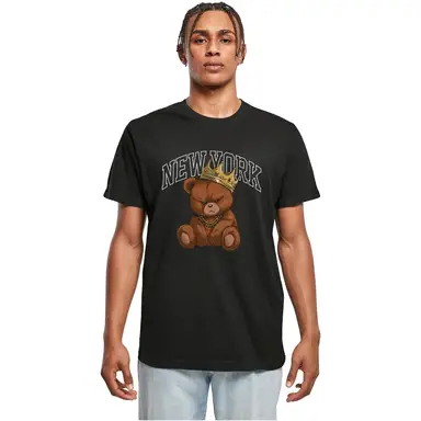Mister Tee NY Crowned Bear Tee T-Shirts black S