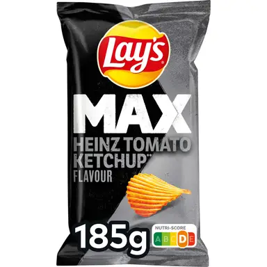 LAY'S Max Heinz tomato ketchup Ribbel Chips 185g tomato ketchup