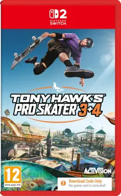 Tony Hawks Pro Skater 3 And 4 (Code in Box) (Switch 2)
