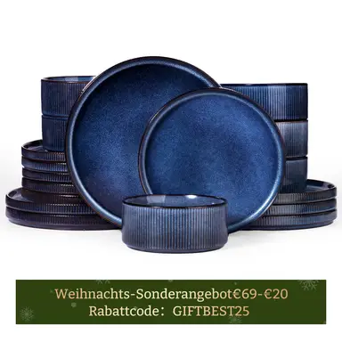 [Rabattcode: GIFTBEST25 €69-€20]  18 Starlight Outfits - Blau (für 6)