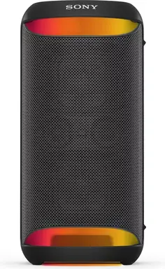 Sony SRS-XV500 - Kabelloser Bluetooth-Partylautsprecher mit kraftvollem Sound und MEGA BASS - 25 Stunden Akkulaufzeit, tragbar, LED-Beleuchtung, Party Connect, IPX4, Karaoke-Mikrofoneingänge - Schwarz