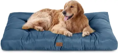BEDSURE Haustiermatte - Einfarbig - Wasserdicht 111x89x10 XL Marineblau