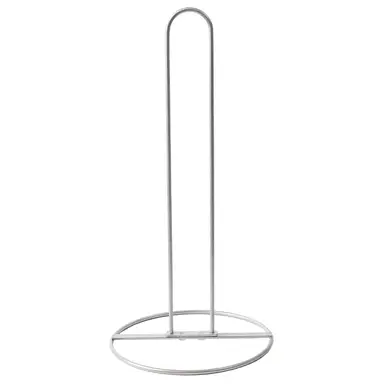 JU7CER Silver Kitchen Cleaning Paper Towel Holder - Countertop Standing, Modern & Minimalist Design, Ideal for Home Use