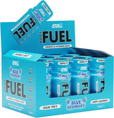 Applied Nutrition Body Fuel Energy Shot Blue Raspberry Flavour Multipack - 12 x 60 ml
