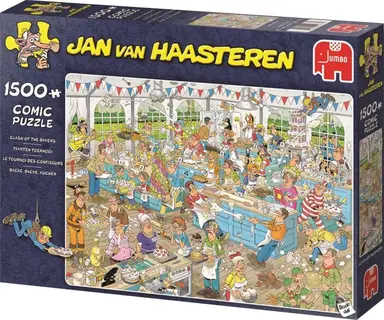 Jan Van Haasteren Clash of the Bakers Puzzel - 1500 stuks, JUM9077