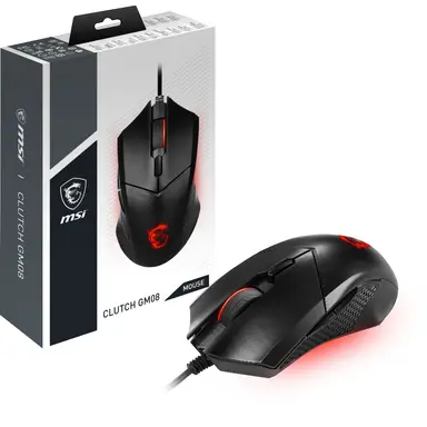MSI CLUTCH GM08 - Wired Optical Gaming Mouse 