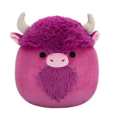 Squishmallows 7inch Dave the Plum Bison Plush Soft Toy