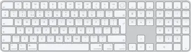 Offizielles Magic Keyboard von Apple mit Touch ID und Ziffernblock für Mac-Modelle mit Apple Chip – Englisch (UK) – Weiße Tasten