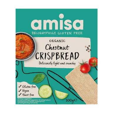 Amisa Chestnut Crispbread 100g