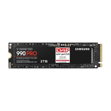Samsung Solid State Drive - 990 PRO NVMe M.2 SSD 2 TB für High-End-Gaming und -Bearbeitung