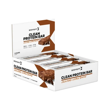 Body&amp;Fit Clean Bar Choco-Koekje 12 x 60 g