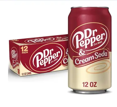 Dr Pepper Roomijs Sodawater USA 12x355ml