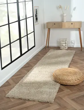 My Flair Teppich "My Shaggy" rechteckig beige 300 x 80 cm