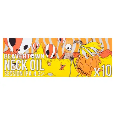 Beavertown Neck Oil Session Ipa 4.3% 10X330ml