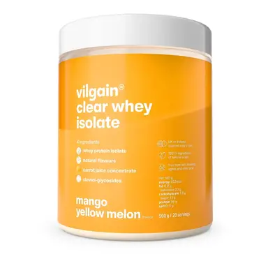 Vilgain Clear Whey Isolate Mango Yellow Melon - 500g