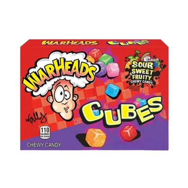 Warheads Sour Sweet Cubes Theater Box 99g
