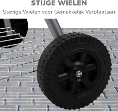 BBQ 18inch lid+handle+ash