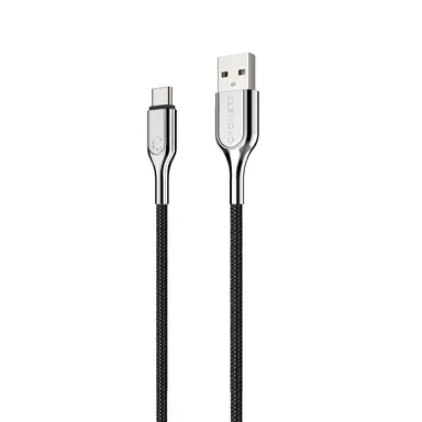 Cygnett 1m USB-C to USB-A Armoured Cable – Black