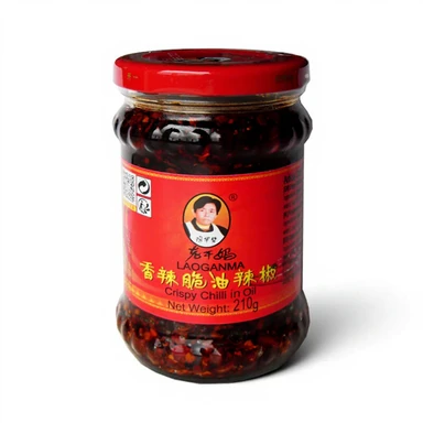 Tao Hua Bi Lao Gan Ma pittige knapperige chili olie 210g