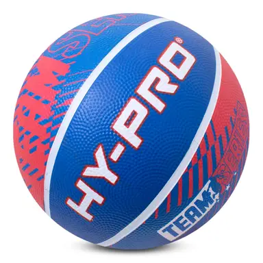 Hy-Pro Basketball Team Series Red/Blue Size 7