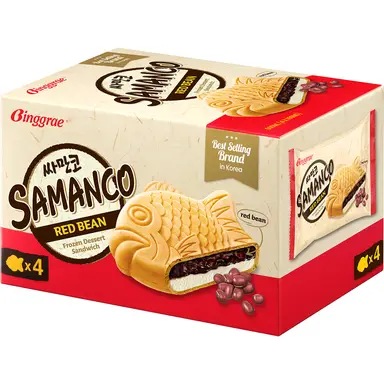 BINGGRA SAMANCO Sandwich glacé - 4 x 96,7 g