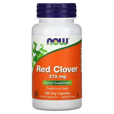 NOW Foods Red Clover, 375mg - 100 Capsules