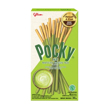 POCKY Biscuits au thé matcha - 33 g