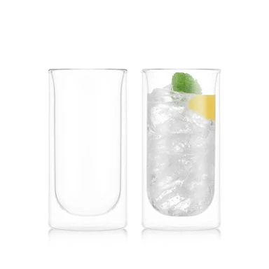 Bodum SKÅL Double Wall Glasses - Set of 2 - 280ml - Gin & Tonic Tumbler