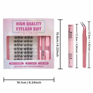 MeoMagic Accessoires wimpers extensions 10 rijen 20 254