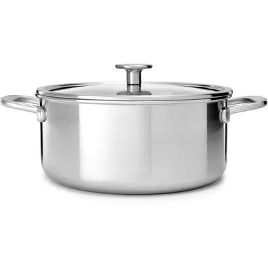 KitchenAid Multiply Casserole 20cm/3.11L with Lid Uncoated