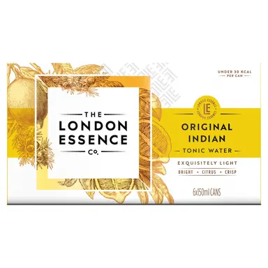 The London Essence Co. Indian Tonic Water 6X150ml Cans
