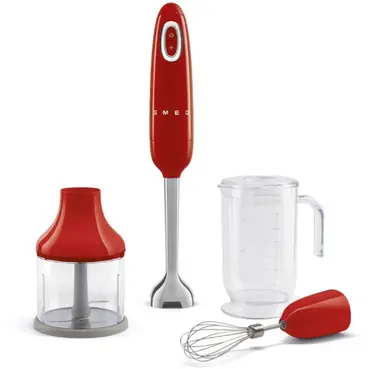SMEG staafmixer HBF03RDEU, rood