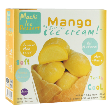 Buono Mochis glacés à la mangue en cornet - 156 g/6 pièces