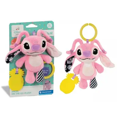 Clementoni Baby Stitch Zachte Rammelaar Roze