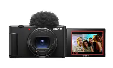 Sony vlogcamera ZV-1 II | Digitale camera (vari-angle touchscreen voor vloggen， groothoekzoomlens， 4K-video， multi-directionele microfoon) Zwart [Launch Deal: Tot 10% korting]