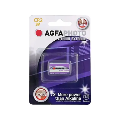 AGFAPHOTO Lithium-Batterie, CR2, 3V Extreme, Retail-Blister (1er-Pack)