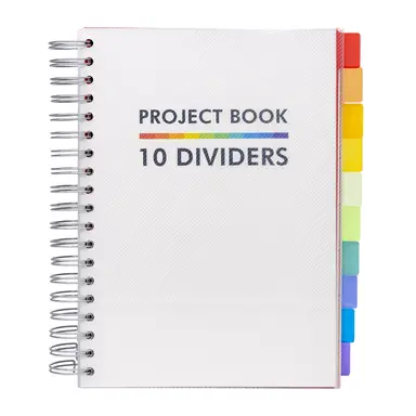 Pukka Pads B5 White 10 Divider Project Book