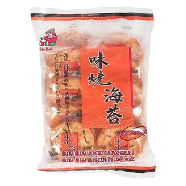 Bin Bin Reise-Cracker, mit Seetang gewürzt, Flasche, 135 g