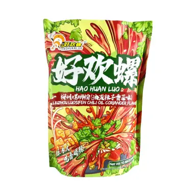 HHL - Snail Vermivelli - Chili Oil Coriander Flavour 300g 好欢螺螺蛳粉 油泼辣子香菜味 300g