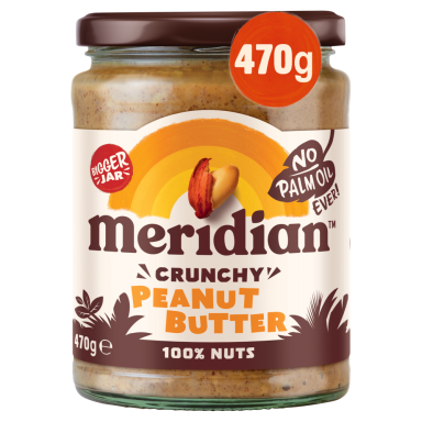 Meridian 100% Crunchy Peanut Butter - 470G
