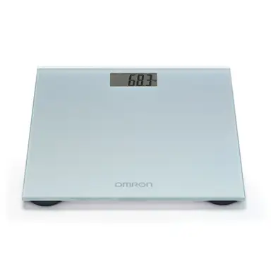 OMRON HN289 Bathroom Scales for Body Weight - Automatic On/Off - Grey