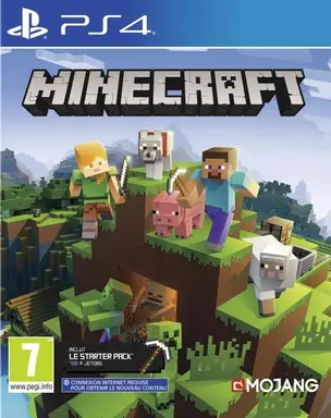 Sony PlayStation Minecraft Starter Collection Refresh PS4 - Version physique avec CD en français - 1 joueur - PEGI 7