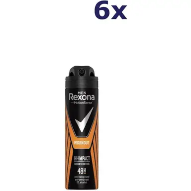 Rexona Dames Deodorant spray High Impact 150 ml x 6