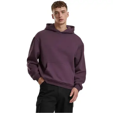 Urban Classics Fluffy Hoody Sweat & Fleece - Hoodies plumpurple XS