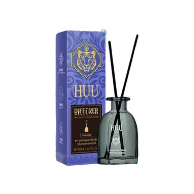 HUU Natürlicher Diffuser mit Stäbchen 130ml (Lavendel)